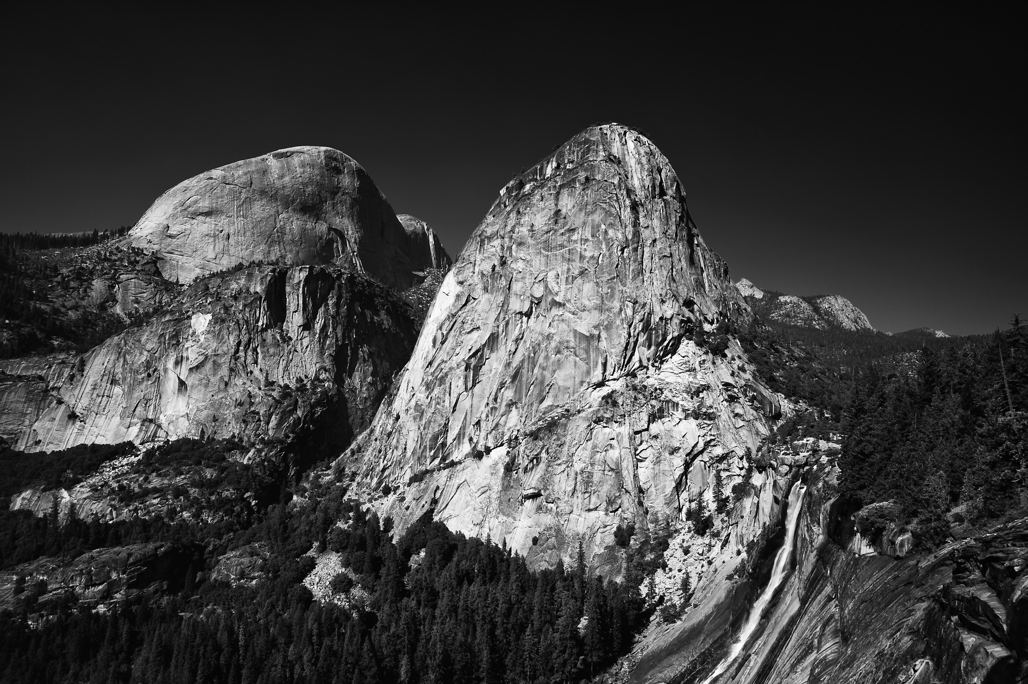 Liberty Dome and Half Dome